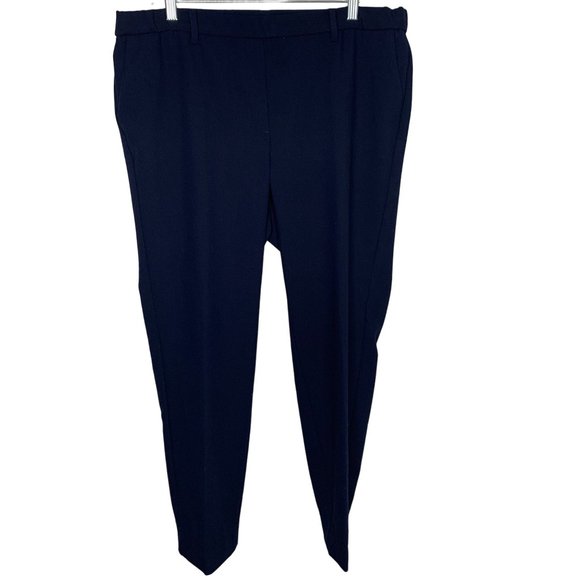 Talbots Pants - Talbots Cambridge Pants Size 14W Navy Blue Business Office Work
